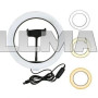 Кольцевая LED лампа с креплением LC-330 (33см) USB